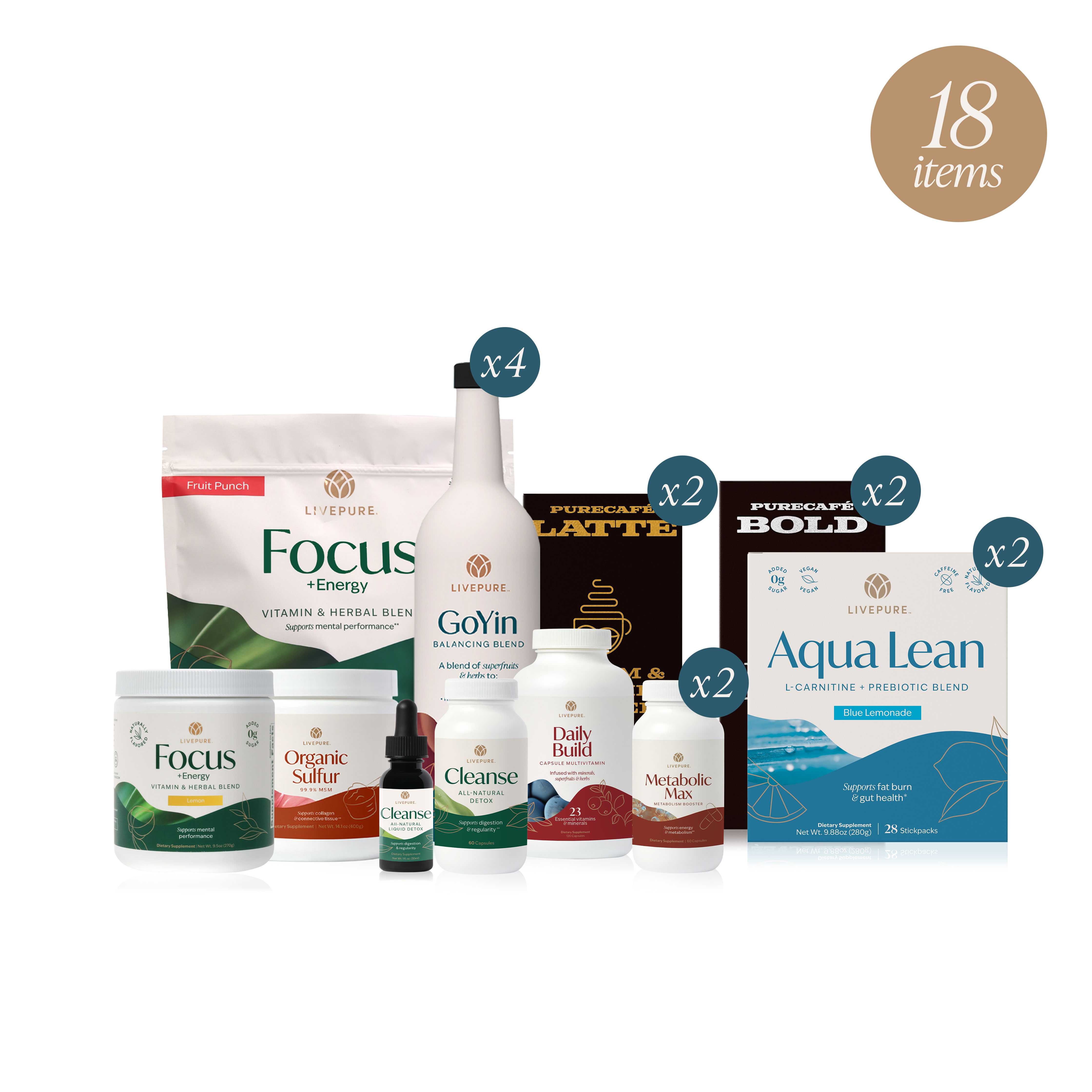 launch 500 pack. livepure.biz